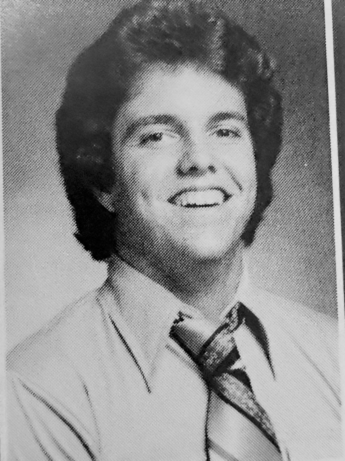 Raul Malo’s sophomore year yearbook photo from Christopher Columbus High School in the Westchester neighborhood of Miami-Dade in 1981. He graduated in 1983 and went on to form the country music band, The Mavericks.