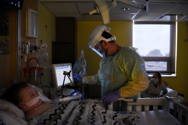 Inside a Covid ward in a St. Louis children's hospital