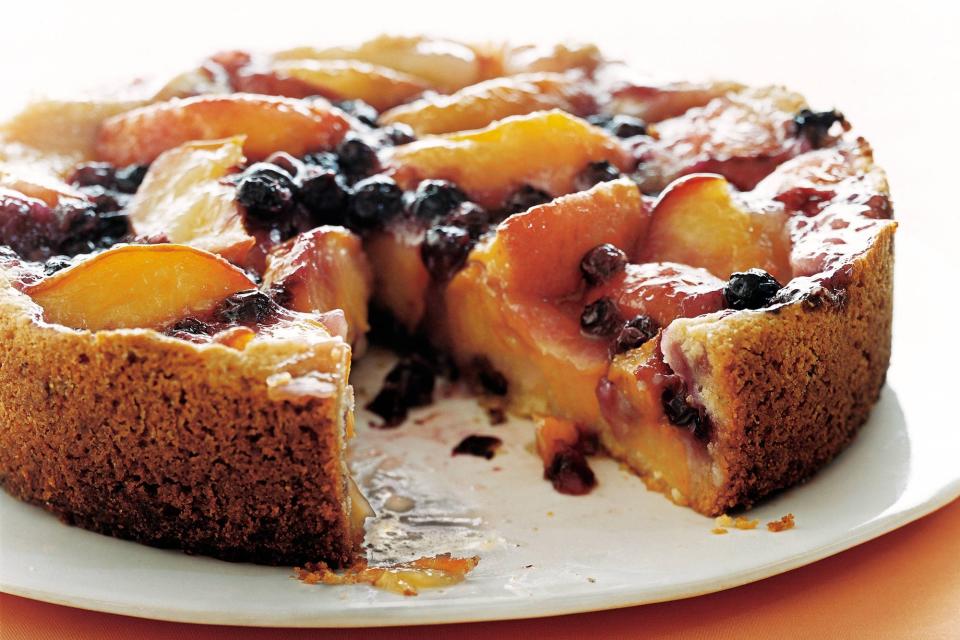 Peach Blueberry Cake