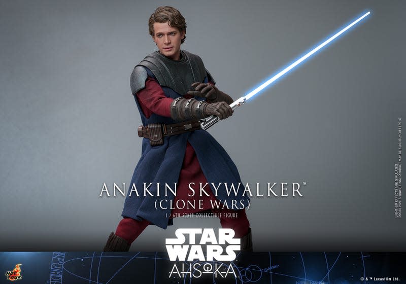 Image: <a class="link " href="https://www.toyark.com/2024/04/05/star-wars-ahsoka-clone-wars-era-anakin-skywalker-by-hot-toys-530517" rel="nofollow noopener" target="_blank" data-ylk="slk:Hot Toys/Toyark;elm:context_link;itc:0;sec:content-canvas">Hot Toys/Toyark</a>