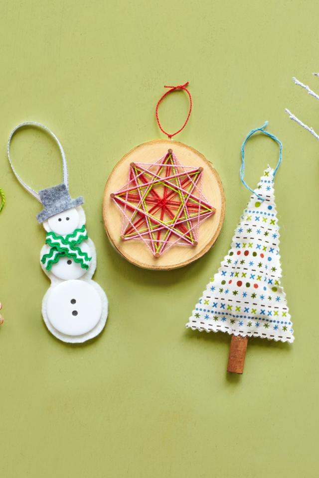 Winter Greenery Embroidery Hoop Ornaments DIY Tutorial - Lia Griffith