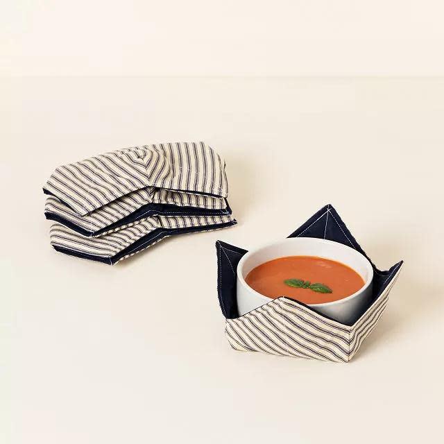 <p><a href="https://go.redirectingat.com?id=74968X1596630&url=https%3A%2F%2Fwww.uncommongoods.com%2Fproduct%2Fmicrowave-soup-bowl-cozies&sref=https%3A%2F%2Fwww.womansday.com%2Flife%2Fg45479993%2Fcozy-gift-ideas%2F" rel="nofollow noopener" target="_blank" data-ylk="slk:Shop Now;elm:context_link;itc:0;sec:content-canvas" class="link ">Shop Now</a></p><p>Microwave Soup Bowl Cozies</p><p>uncommongoods.com</p><p>$30.00</p><span class="copyright">Uncommon Goods </span>