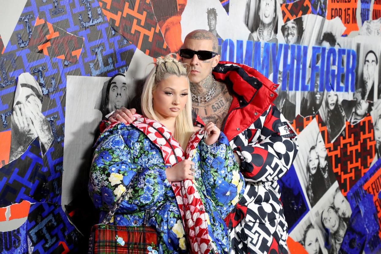 Alabama Luella Barker and Travis Barker attend the Tommy Hilfiger fashion show during September 2022 New York Fashion Week: The Shows on September 11, 2022 in New York City.