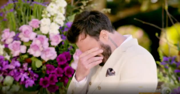 'The Bachelor Australia's Locky Gilbert struggled to make a decision during Thursday night's finale