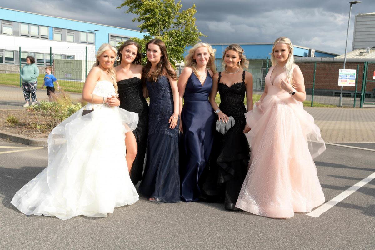 Year 11 students at Beamont Collegiate Academy celebrate Prom 2024