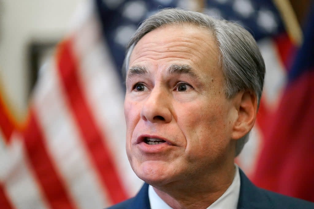 Texas governor Greg Abbott has pledged to investigate gender affirmation treatments for minors as ‘child abuse’  (AP)