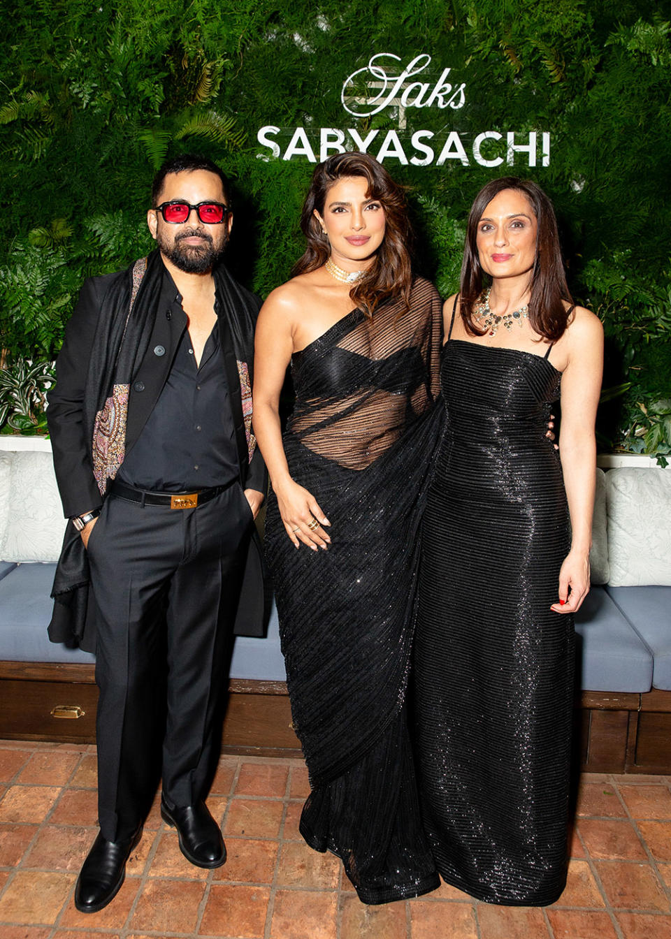 Sabyasachi Mukherjee, Priyanka Chopra, Roopal Patel at Saks and Sabyasachi Celebrate Exclusive Showcase in Beverly Hills