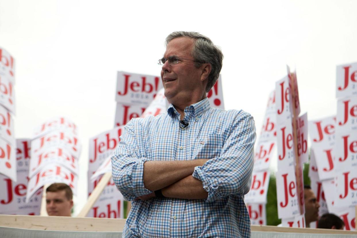 Even Jeb Bush looks surprised by his own comments