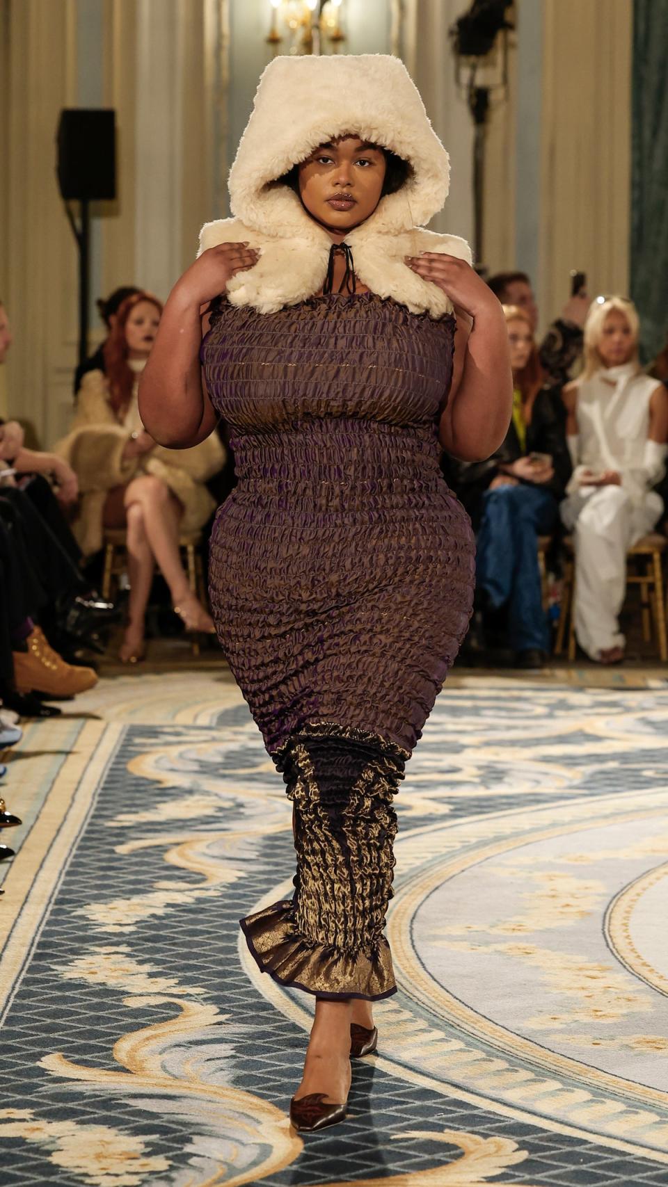Precious Lee walks for Conner Ives autumn winter 2024 (Conner Ives)
