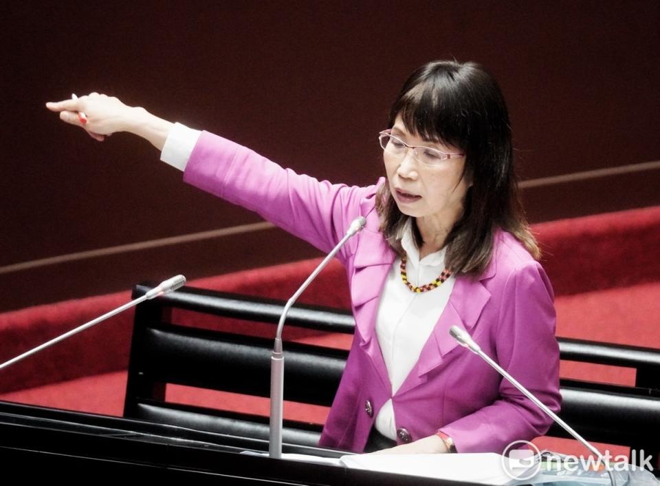 台灣民眾黨立委陳昭姿認為，食藥署未來應尊重專業，並拋棄門戶之見延攬人才。   圖：張良一 / 攝（資料照）