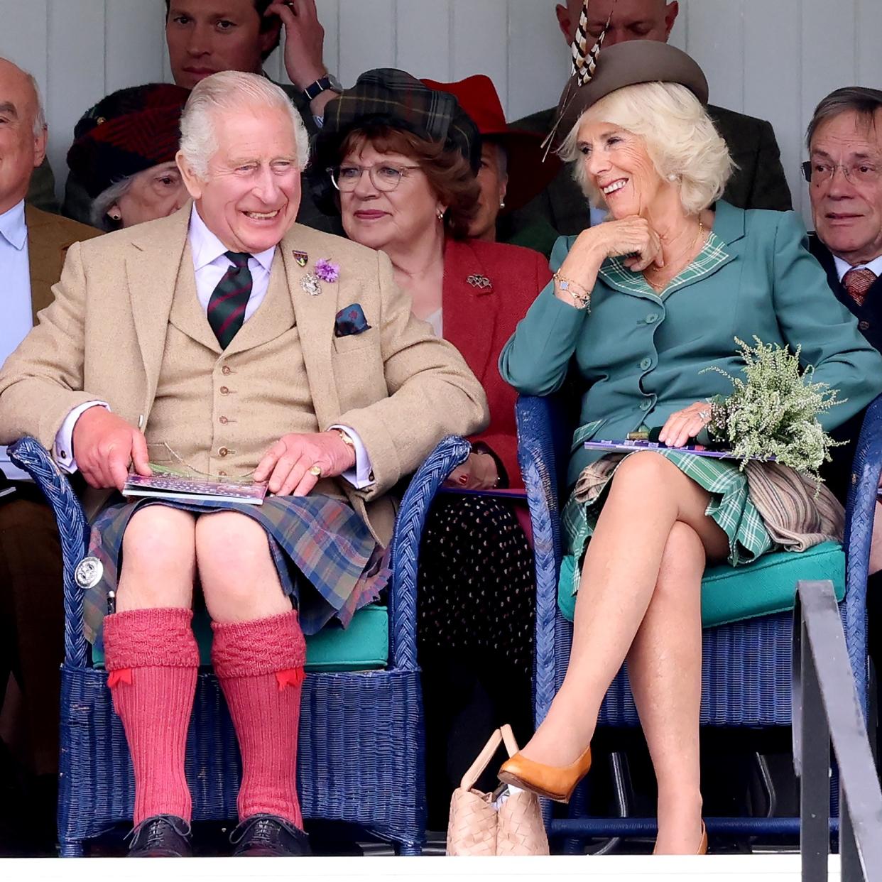  King Charles and Queen Camilla at an event 