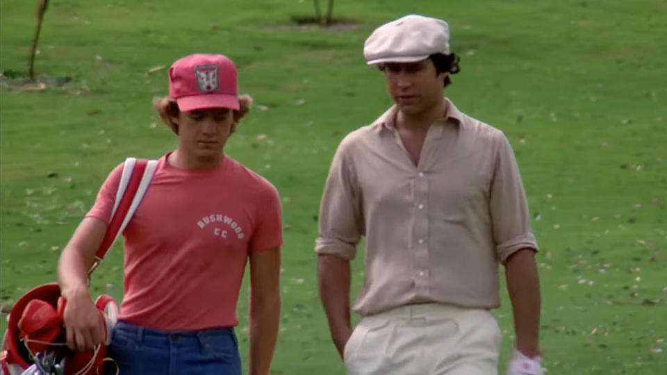 Chevy Chase in Caddyshack