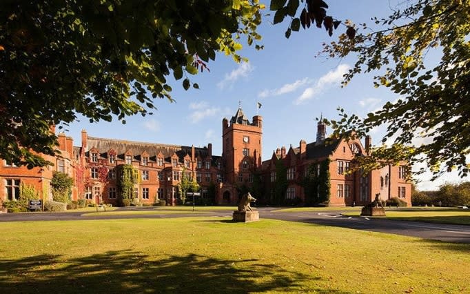 Occupying a 100-acre estate in Belfast, Campbell College's grounds are home to a small lake and a forest