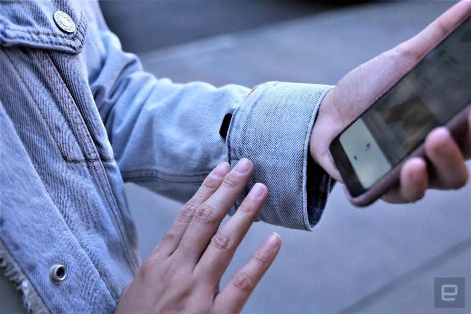 Google Jacquard and Levis Smart Trucker jacket hands-on