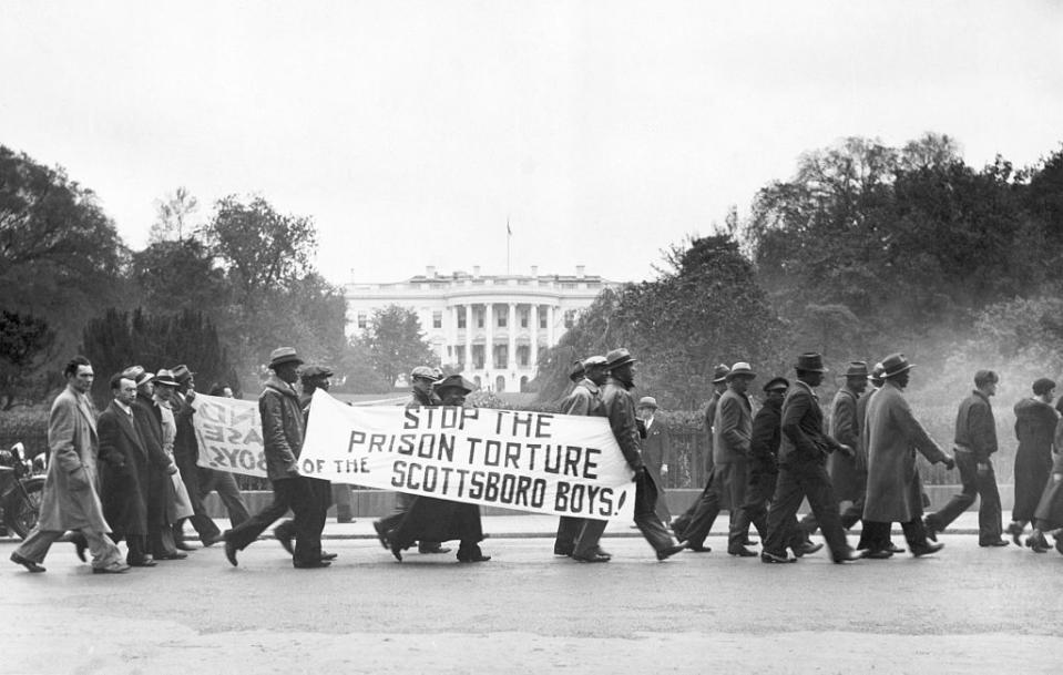 1933 — Protesting the Scottsboro Boys' Trial