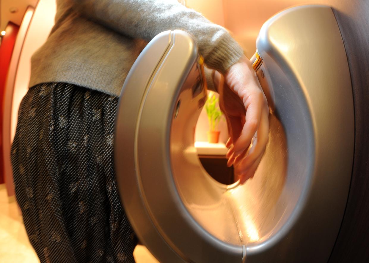 The jet hand dryers spread more germs than hand towels, according to scientists (Getty Images)