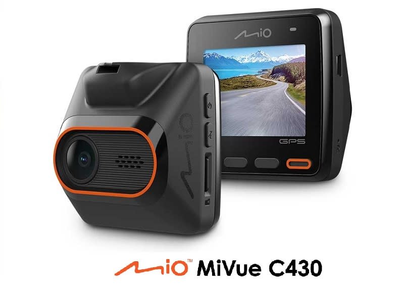▲Mio MiVue C430 1080P GPS行車記錄器基礎功能齊備，價格親民兩千有找。（圖片來源：Yahoo購物中心）