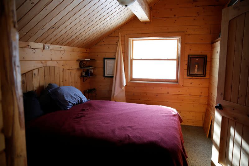 The interior of a Colorado survival camp called Fortitude Ranch in southern Colorado
