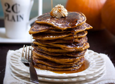 Pumpkin Maple Pancakes