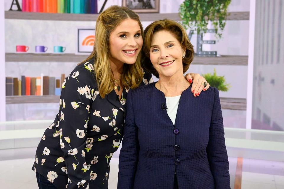 Nathan Congleton/NBCU Photo Bank/NBCUniversal via Getty  Jenna Bush-Hager and her mom, Laura Bush