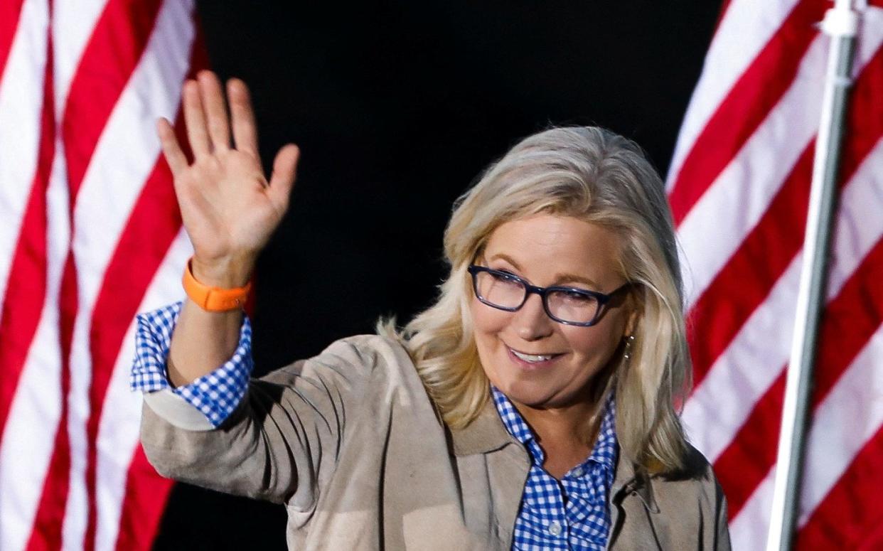 In her speech on Tuesday night, Liz Cheney made clear she does not intend to leave national politics - REUTERS/David Stubbs