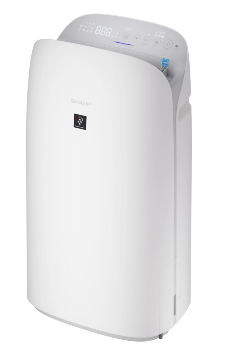 Sharp Smart Plasmacluster Ion Air Purifier with True HEPA + Humidifier for Large Rooms