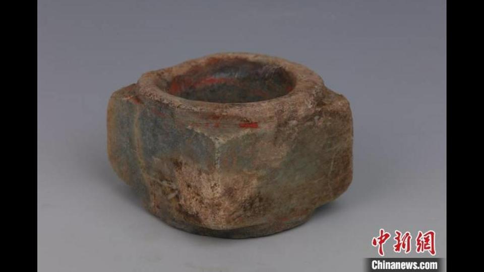 As cultural expansion took place in China, relics like this jade cong became more widespread, the team said.