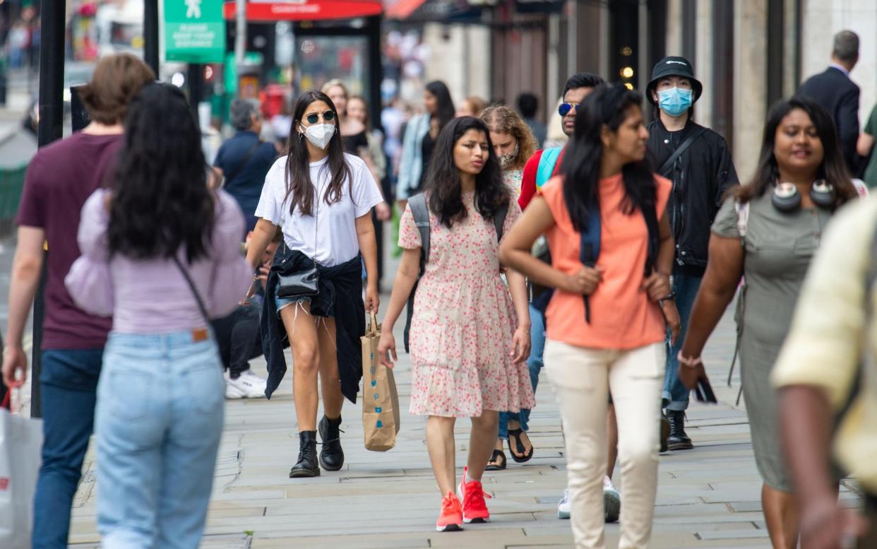 Shoppers on Regent Street  - Dominic Lipinski /PA