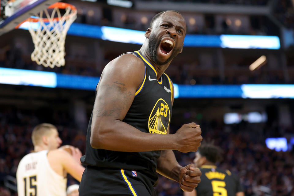 Draymond Green talked about the sacrifices he's made for his career as the Western Conference semifinals series against the Memphis Grizzlies shifts to San Francisco. (Ezra Shaw/Getty Images)