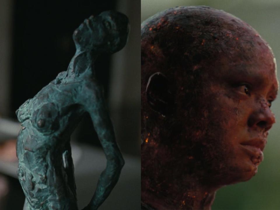 Chalores statue foreshadowing Westworld S3E6 HBO 