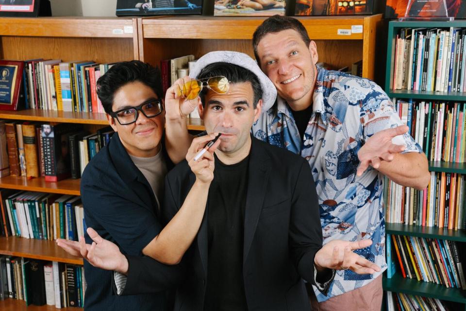 George Salazar, Joe Iconis and Gabriel Ebert