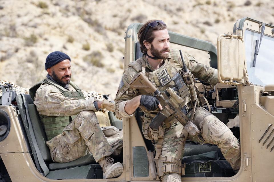 Dar Salim and Jake Gyllenhaal in ‘Guy Ritchie’s The Covenant’,