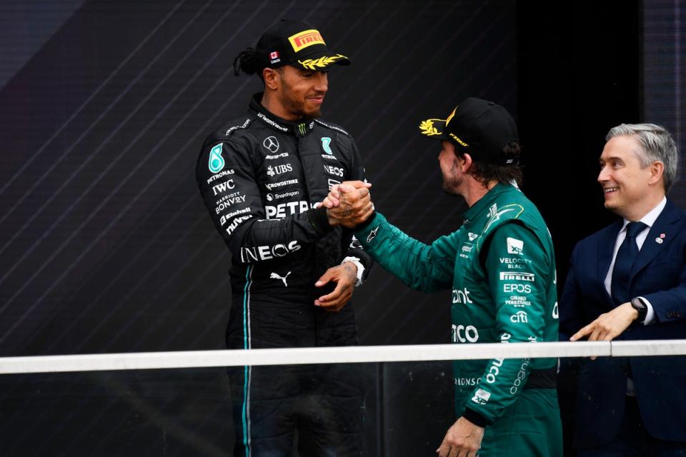 Fernando Alonso and Lewis Hamilton have not seen their future with Mercedes (Getty Images)