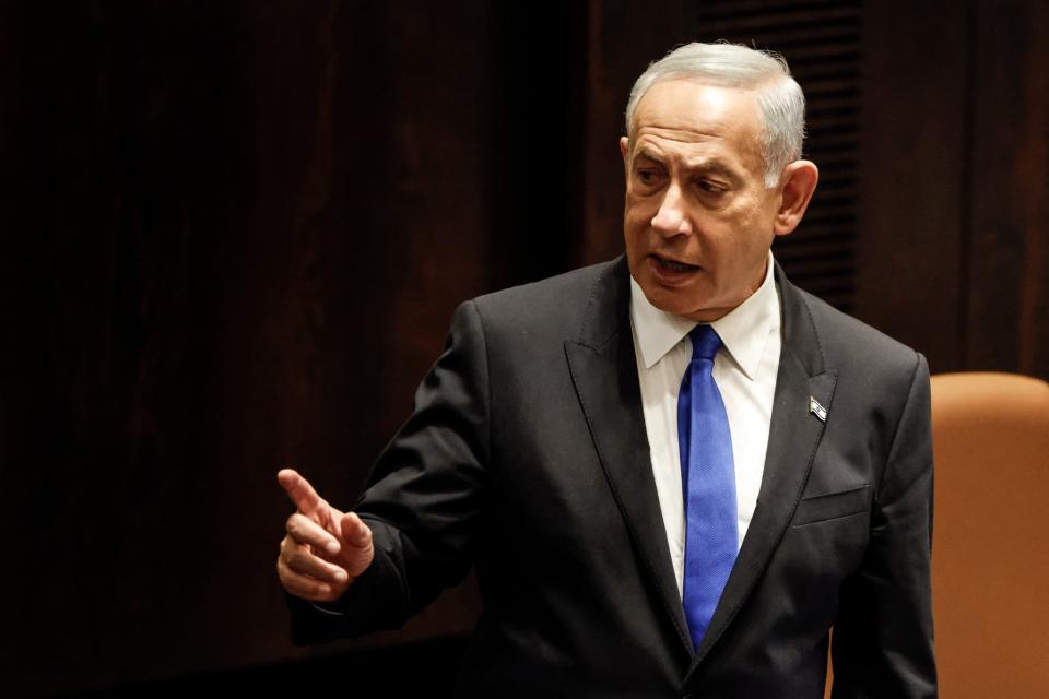 Benjamin Netanyahu à la Knesset le 29 décembre 2022.  - Amir Cohen
