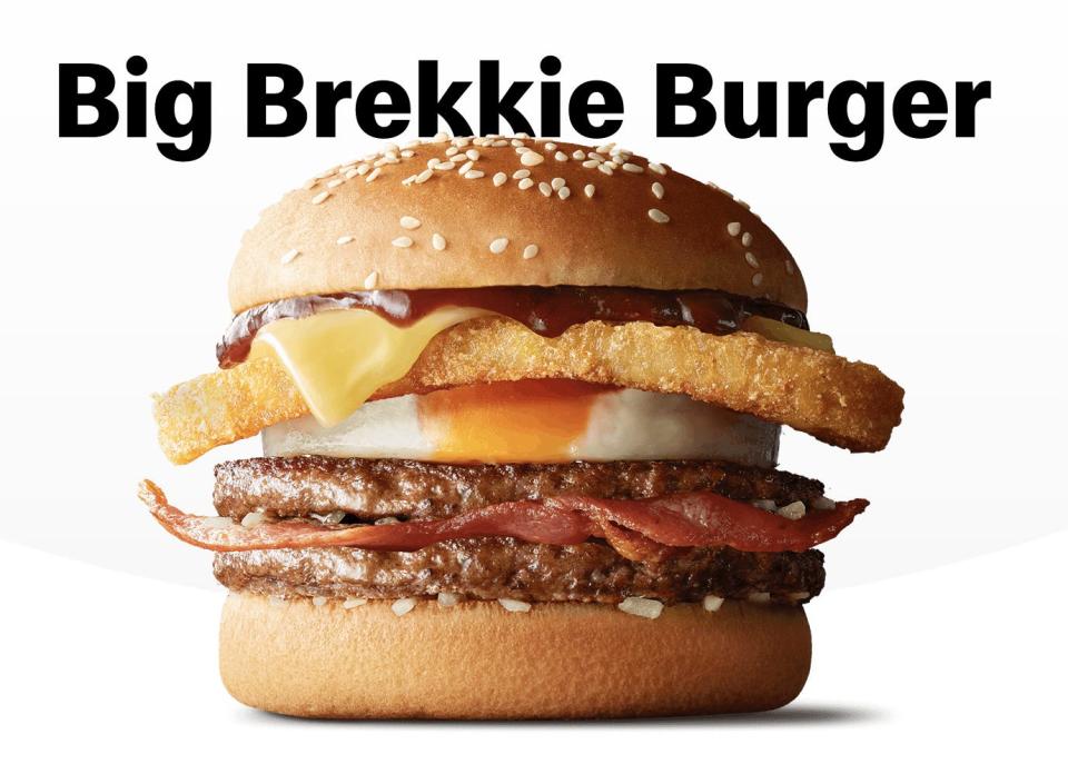McDonald's Australia Big Brekkie Burger