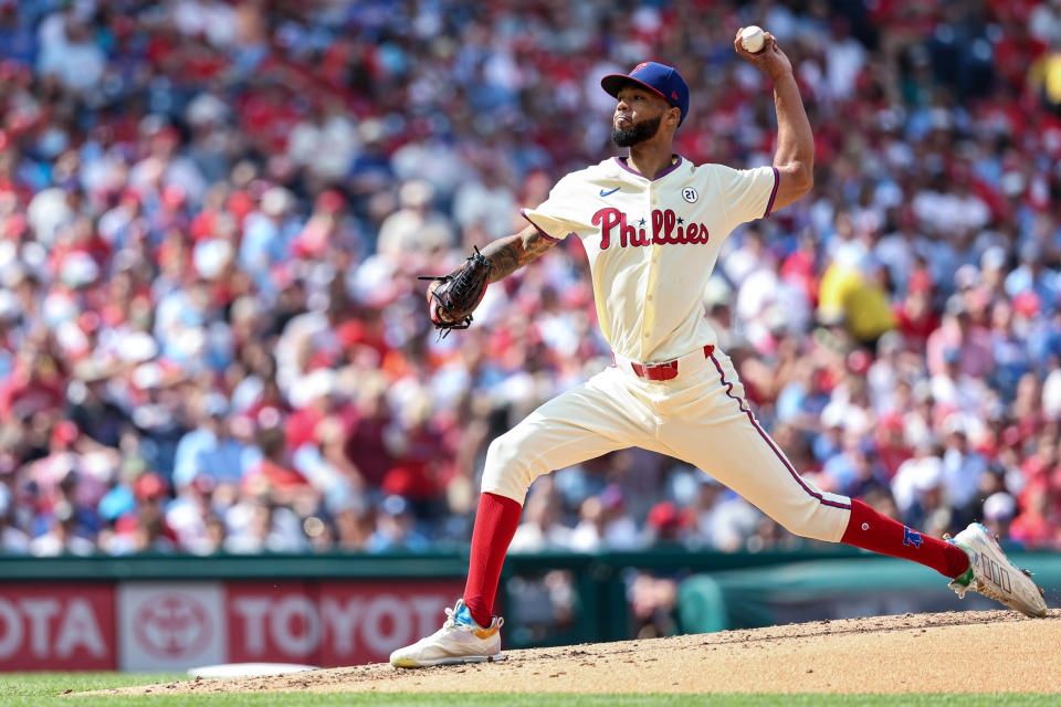 費城人Cristopher Sanchez。(Photo by Rob Tringali/MLB Photos via Getty Images)