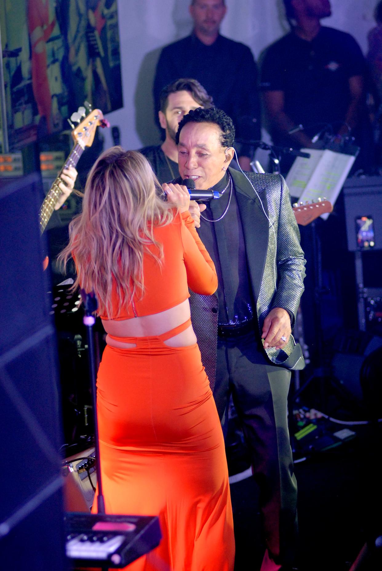 Rachel Platten and Smokey Robinson perform at the Barnstable Brown Party.  May 05, 2023 