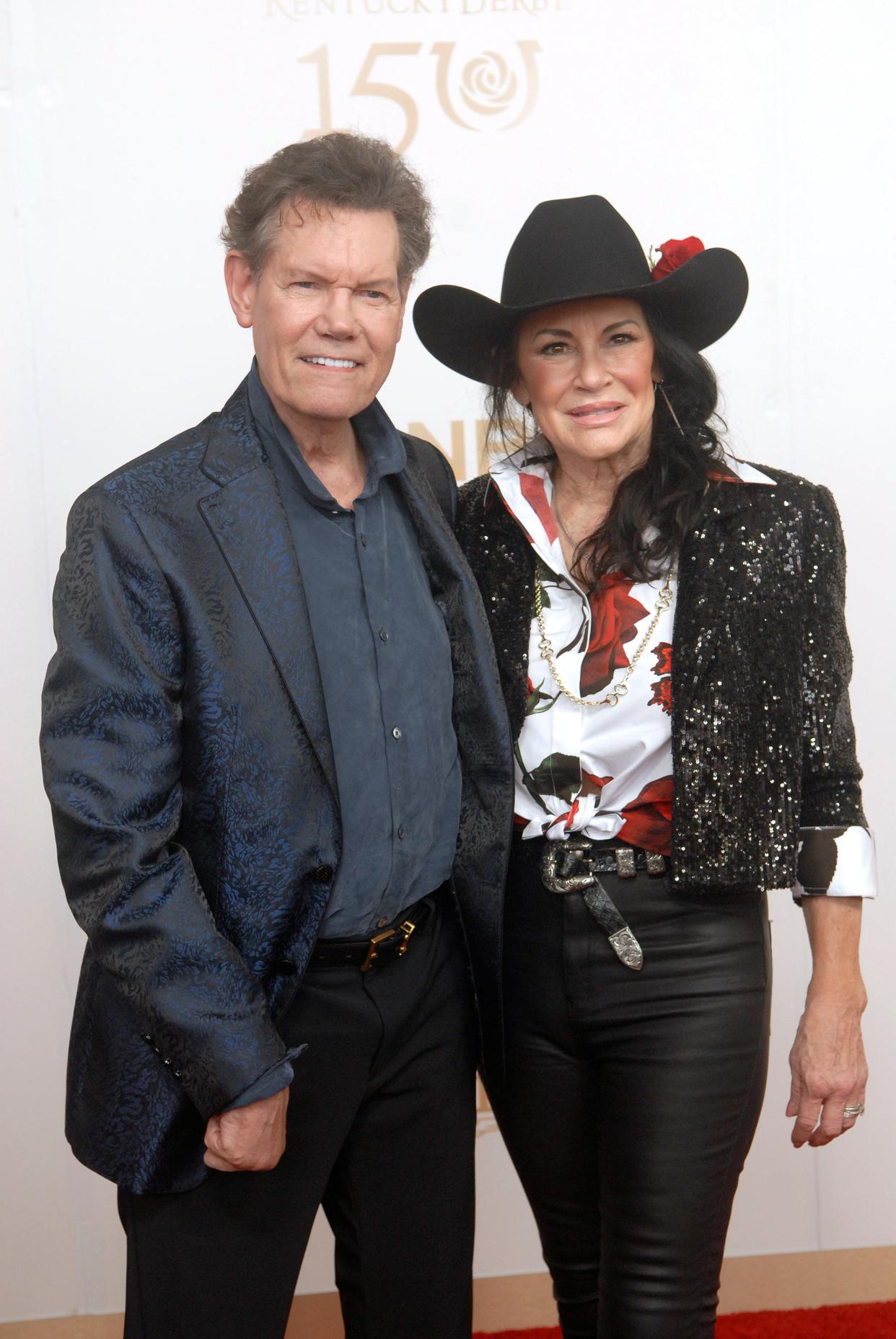 Country music star Randy Travis poses on the 150th Kentucky Derby red carpet Saturday. May 04, 2024