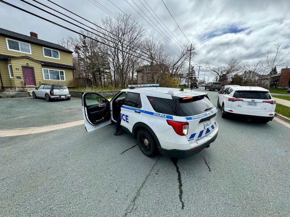 Police are asking the public to stay away from Gaston Road in Dartmouth. 