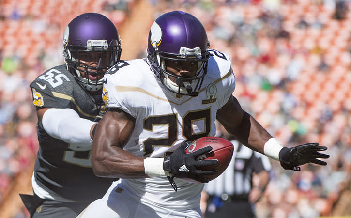 Griffen: Adrian Peterson 'should have finished his career' with Vikings