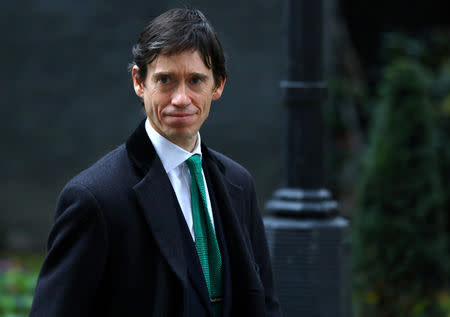 FILE PHOTO: Rory Stewart, Britain's Minister for Prisons, walks through Downing Street in London, Britain, November 6, 2018. He is now International Development Secretary. REUTERS/Simon Dawson/File Photo