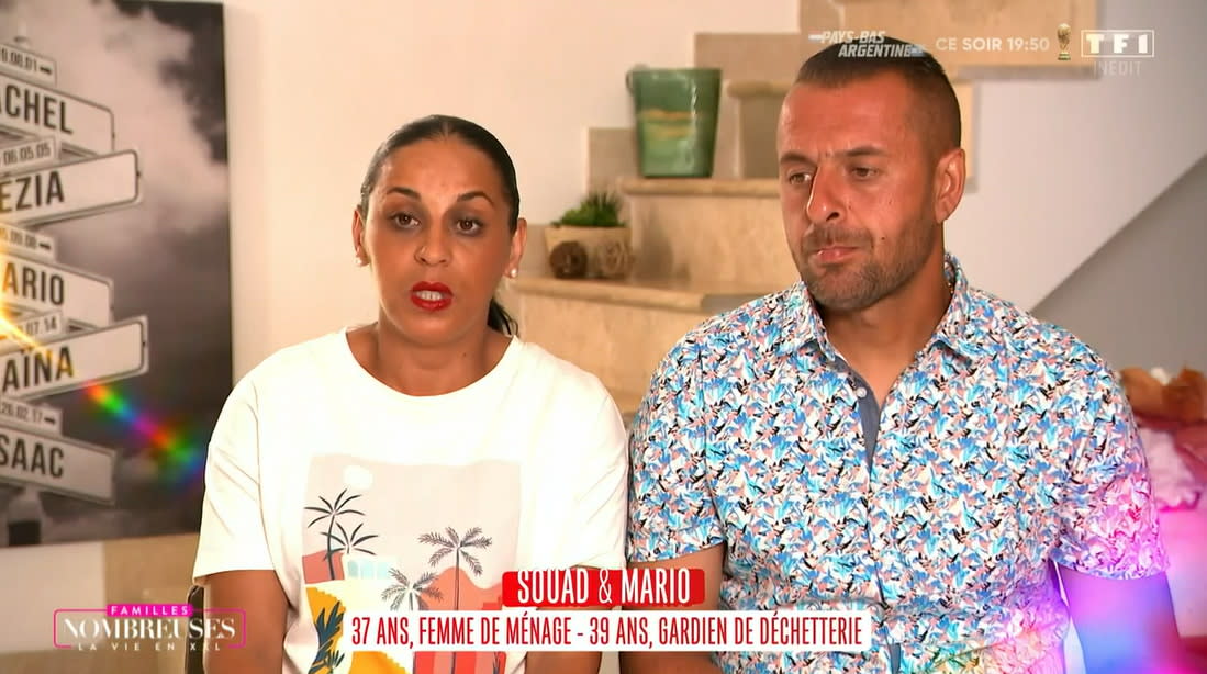 Capture écran TF1 direct/Familles Nombreuses