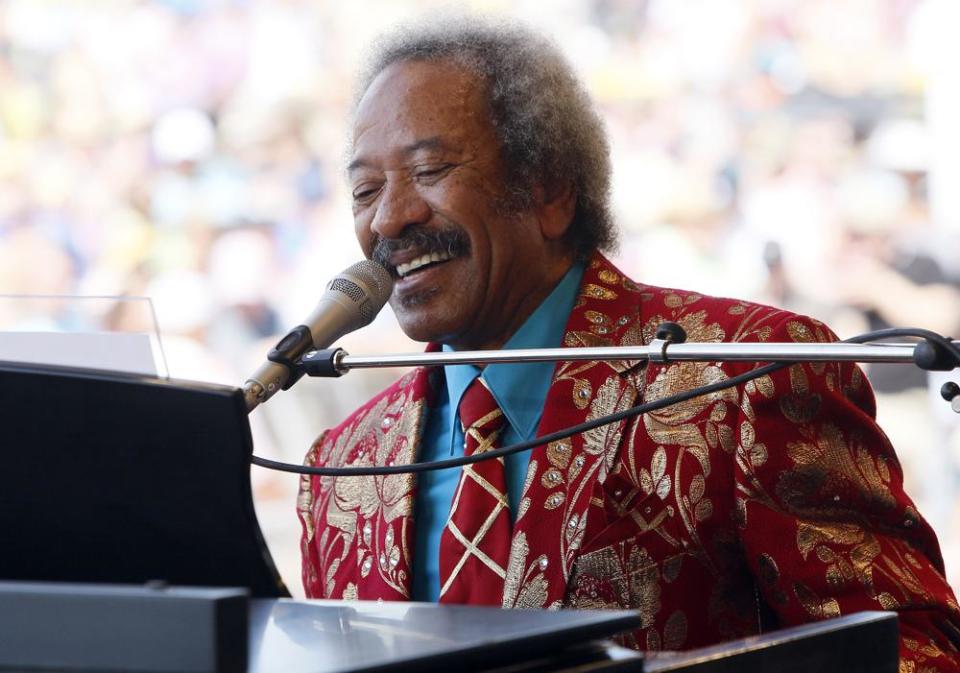 Allen Toussaint performs at the New Orleans Jazz and Heritage Festival in New Orleans, Saturday, May 7, 2011. (AP Photo/Patrick Semansky, File)