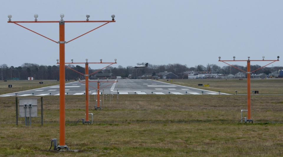 Runway 15-33 at the Cape Cod Gateway Airport in Hyannis is slated to be lengthened as part of the 20-year master plan finalized in May.