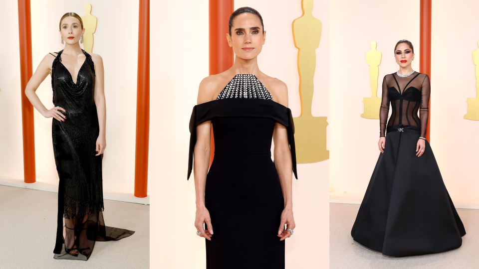 When in doubt, a black dress is always a win—take it from Elizabeth Olsen, Jennifer Connelly and Lady Gaga.