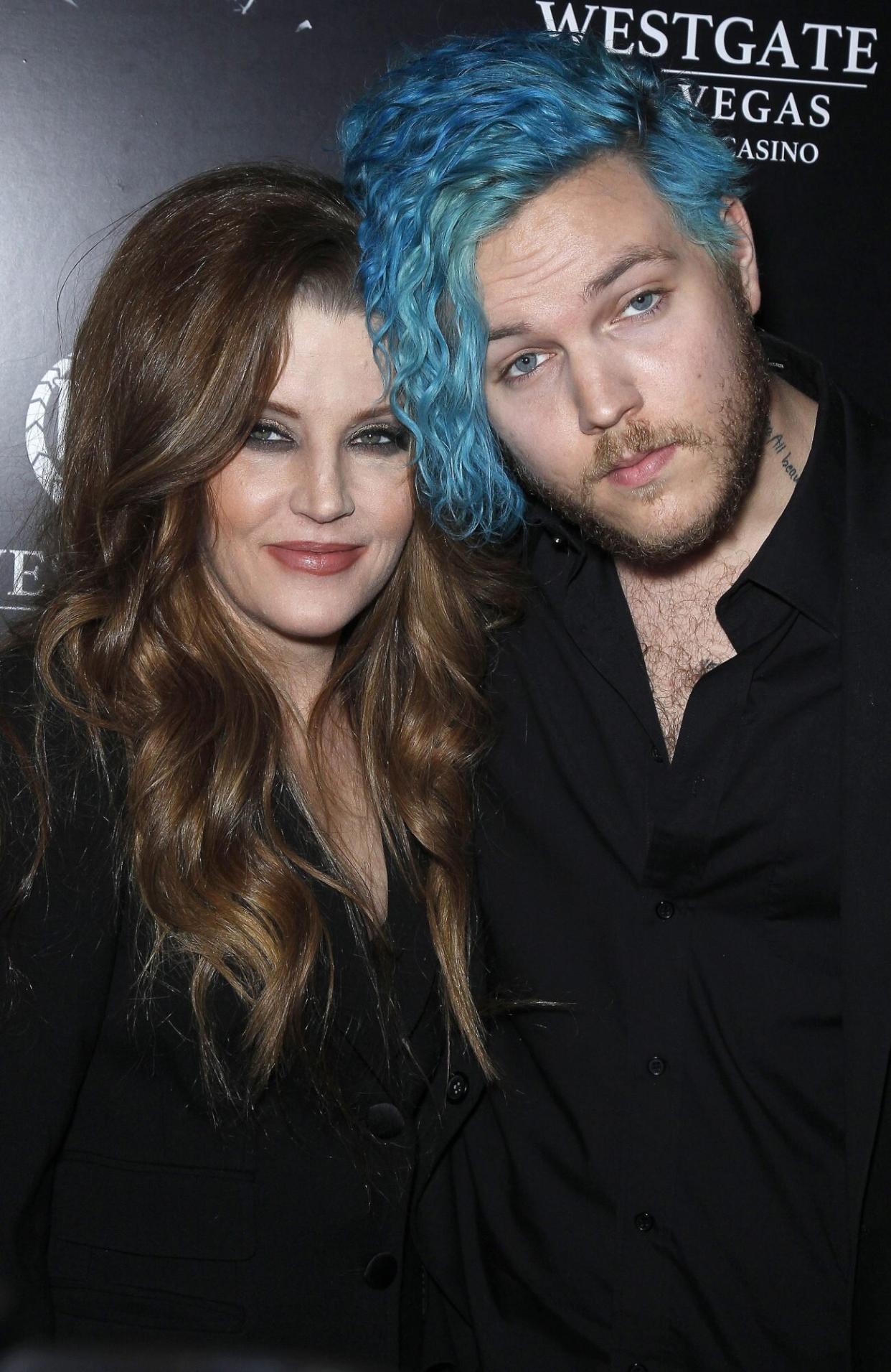 Mandatory Credit: Photo by MediaPunch/Shutterstock (10710847a) Lisa Marie Presley and Benjamin Presley Keough 'The Elvis Experience' musical production premiere, The Westgate Las Vegas Resort and Casino, Nevada, USA - 23 Apr 2015