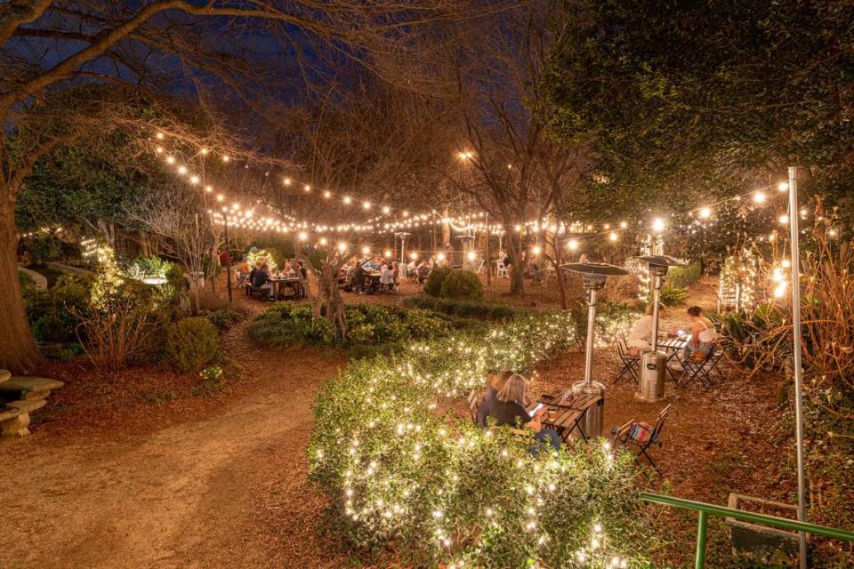 Rosie’s Coffee & Wine Garden is situated on a 2-acre urban garden in Charlotte’s Belmont neighborhood. Here, you can take a stroll through the seasonal blooms with a cappuccino or a glass of wine in hand.