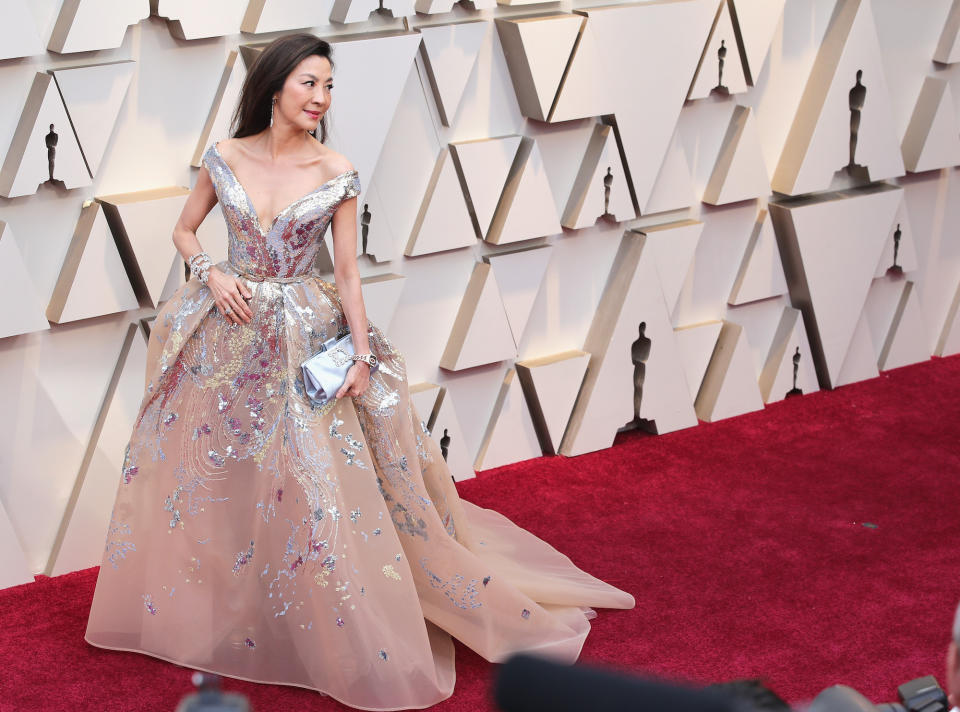 Michelle Yeoh trug Elie Saab bei den 91. Academy Awards. (Bild: Getty Images)