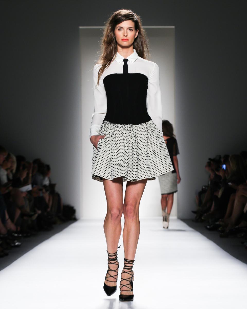 In this Thursday, Sept. 5, 2013, photo, fashion from the Marissa Webb Spring 2014 collection is modeled during Fashion Week in New York. (AP Photo/Marissa Webb)