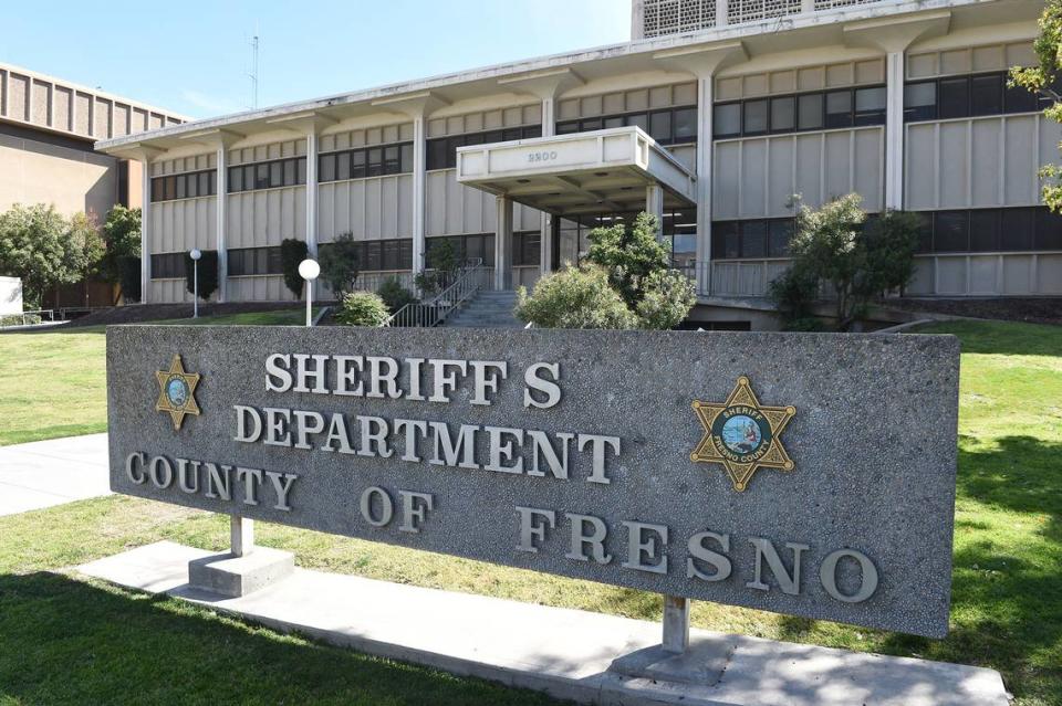 The Fresno County Sheriff’s Department at 2200 Fresno St. is shown in a photo dated March 2, 2021.